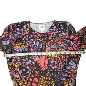 Yitty Mesh Me Smoothing Long Sleeve‎ Thong Bodysuit Size: L thumbnail 4