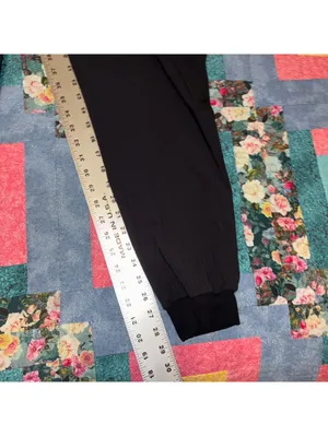 Lululemon $118 On The Fly Black Jogger Pants Elastic Waist Woman’s Size 8 thumbnail 8