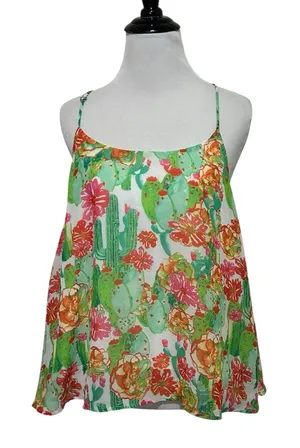 Show me your mumu small cactus print tank top thumbnail 1