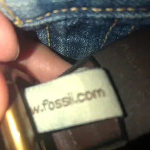 Fossil brown leather belt thumbnail 4