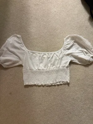 Altar'd State Top Puff Sleeve Crop thumbnail 5