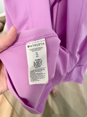 Athleta Vital Activewear Dress Size XL Orchid Pink Strappy T- Back Shelf Bra thumbnail 7