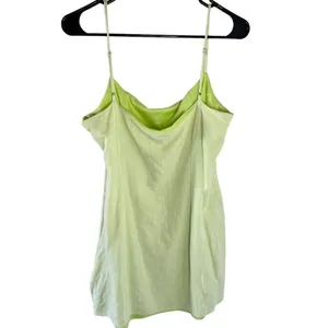 Nasty Gal Lime Green Linen Blend Mini Dress size 10 thumbnail 13
