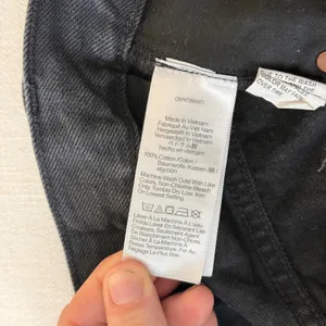 Madewell Low Slung Straight Denim Jeans Womens 33 Faded Black thumbnail 2