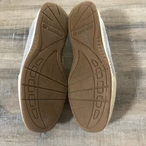 Sperry Topsider Mesh Side Leather Boat‎ Shoe with Bright Blue Detail 8 thumbnail 6