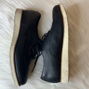Timberland Black Leather Sensorflex Lakeville Oxford Shoes Size 7 thumbnail 7