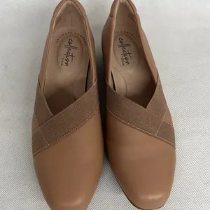 Sz 11 New Clarks Collection Juliet Dahlia Slip-On Loafer Taupe Solid pink blush thumbnail 3