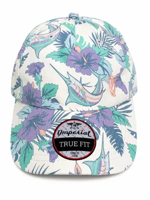 Imperial The Easy Read Cap Marlin Tropical Adjustable Baseball Hat Cap OS thumbnail 1