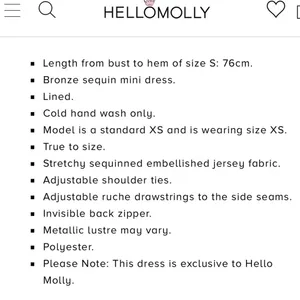 Hello Molly sequin mini dress gold thumbnail 3