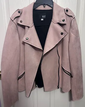 Kut From The Kloth Jacket Suede Pink thumbnail 3