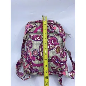 Vera Bradley Msrp Pink Gray Backpack thumbnail 3