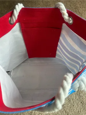 Nautical Beach Bag Blue thumbnail 3
