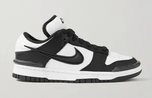 Nike Dunk Low Twist Panda Black White Leather Women’s Sneakers US 7 NIB thumbnail 1