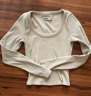 Ribbed Hollister Co. Long Sleeve Top thumbnail 1