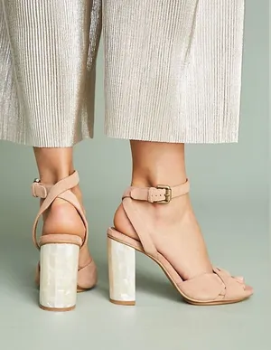 See by Chloe Suede Heels Size 39 or US 9 thumbnail 1