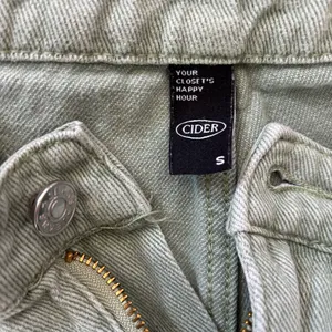 Cider Green Cargo Jeans Womens Size S Alessia Wide Leg High Rise Solid Utility thumbnail 3