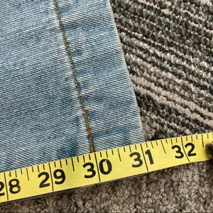 7 For All Mankind Dojo Wide Leg Flare Jeans Light Wash Denim thumbnail 13