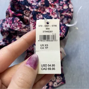 New Aerie Offline Hi Rise Crossover Legging Size XS in Floral thumbnail 6