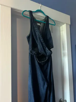 Free People Denim Jumpsuit thumbnail 6