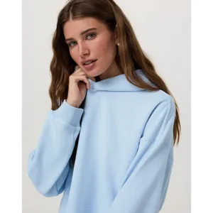 VUORI Sedona Crop Hoodie in Crystal Blue Size Small thumbnail 2