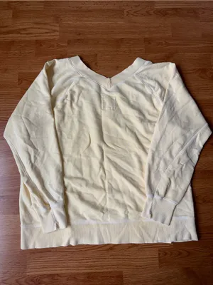 Aerie Downtime V-Neck Sweatshirt Size Medium thumbnail 4