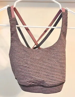 Final Price Lululemon Stripped Sports Bra thumbnail 1