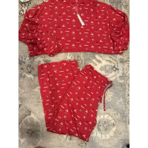 New Skims Sleep Cropped Henley And Pant Sleep Set Women's US Size S thumbnail 3
