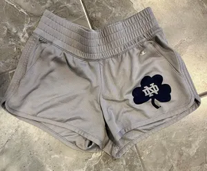 Champion Grey  Notre Dame Shorts thumbnail 1
