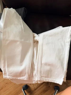 AGOLDE white jeans thumbnail 3