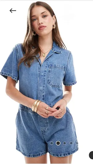 ASOS Denim romper NWT thumbnail 1