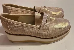 Marroqui Sanchez gold shoes size 36 thumbnail 1