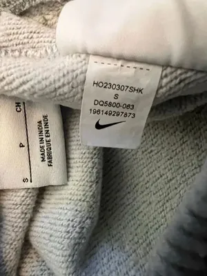 Nike Heathered Gray Club Fleece Mid Rise Oversized Sweatpants Women's Small thumbnail 6