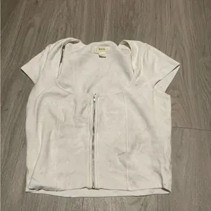 Anthropologie Maeve White Top thumbnail 1