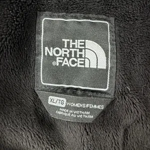 Y2k The North Face Womens XL Black Softshell Fleece Lined Hooded Jacket thumbnail 8