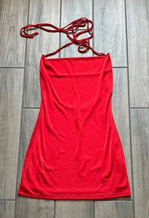 Lucy in the Sky Red Mini Dress thumbnail 1
