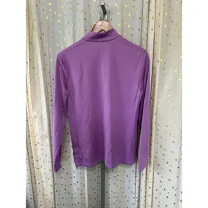 Nike Women's Dri-FIT Standard Fit Quarter Zip Track Pullover Shirt Jacket M thumbnail 5