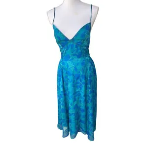 NWT Hello Molly Fresh Nectar Midi Dress Blue Size XL (14) thumbnail 7
