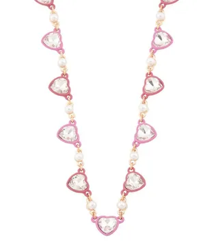 NWT Betsey Johnson Heart Station Necklace thumbnail 2