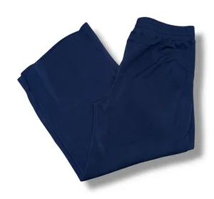 SPANX Wide Leg Cropped Pants Navy‎ Blue 3X Comfort Stretch thumbnail 1