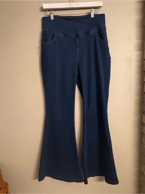 HALARA Halara Flex™ Mid Rise Casual Flare Jeans‎ with Pockets thumbnail 2