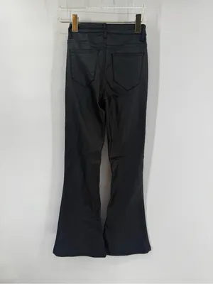 EDIKTED Luna Faux Leather Flare Pants Womens Jeans size xs‎ thumbnail 3