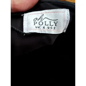 Oh Polly Florentina Embellished Corset Gown in Black Size 2 New thumbnail 8