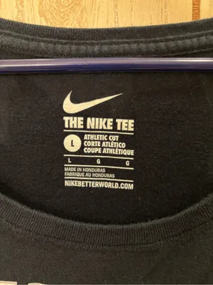 Nike Women's Black Tee with White Air Logo thumbnail 2