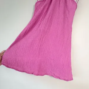 Anthropologie Braided Halter Mini Dress in Pink XS thumbnail 8