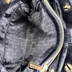 Michael Kors Satchel Susannah Leather Quilted Double Handle Large Black thumbnail 6