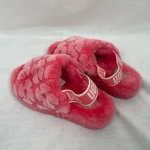 Ugg Fluff Yeah Poppy Slide Slippers Strawberry Sorbet thumbnail 2