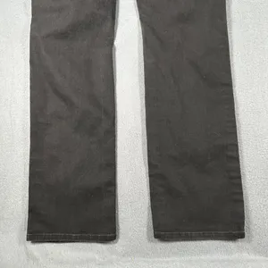 Levis 505 Womens 29‎ Straight Black Denim Jeans Flat Front 5 Pocket Design thumbnail 11