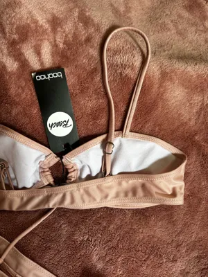 PALE PINK BOOHOO THONG BIKINI thumbnail 4