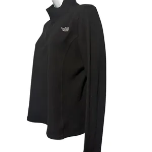 The North Face Women’s Black 1/4 Zip Mock Neck Fleece Pullover Shirt Jacket L thumbnail 4