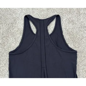 Lululemon All Tied Up Tank Black Open Back Racerback Pima Cotton Top Size S thumbnail 7